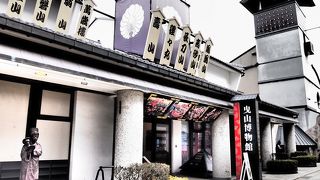 熊谷次郎直実の銅像が博物館の外に!