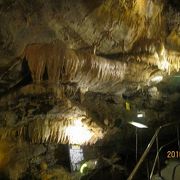 一般に公開されたのは1983年10月で、東海地方最大規模の鍾乳洞です。