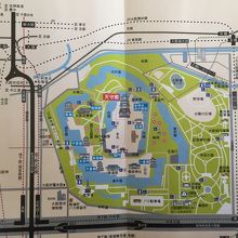大阪城公園案内図