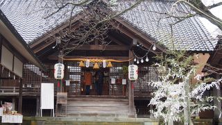 ひがし茶屋街の端の方に