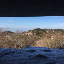 山の展望所（風穴）