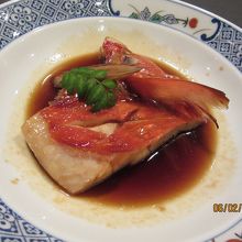 二日目の金目の煮つけ