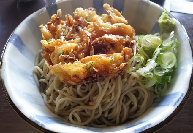 スキーの帰りに立ち寄った蕎麦屋さん