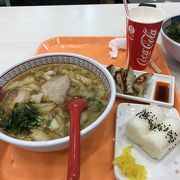 白菜たっぷり、おいしいラーメン