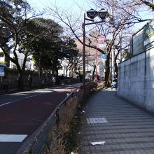 ほぼ坂下からの眺め