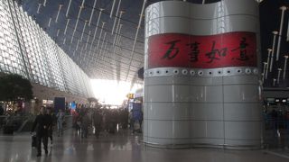 旧正月シーズンの上海浦東国際空港