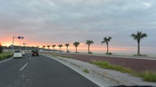 夕暮れ時がきれいでした