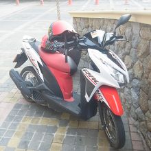 201612に借りたHONDA　CLICKER(125cc）