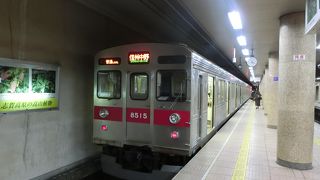 長野電鉄の車両は馴染みの東急線の車両でびっくり！