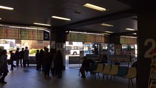 西鉄久留米駅のバス乗り場