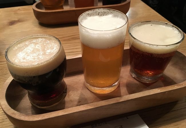 肉料理をつまみにクラフトビールを