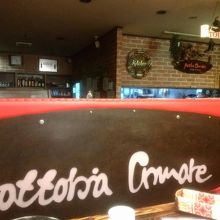 座席から調理場方面を写しました