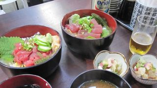 お得なまぐろ丼