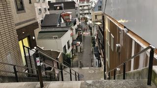 圧倒される急坂