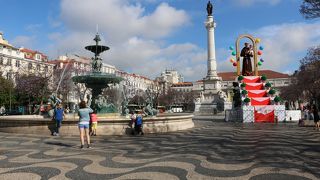 観光の起点となる美しい広場