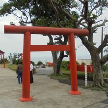 神社は全体的にこぶりです。