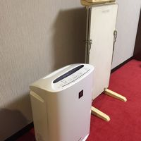 ズボンプレッサー、空気清浄機、完備でした