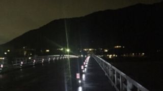 夜の渡月橋