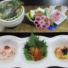 質の高い食事が楽しめる