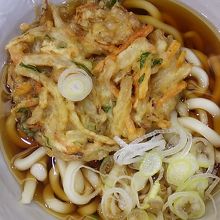 かき揚げうどん