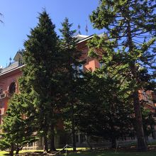 南東からみる。