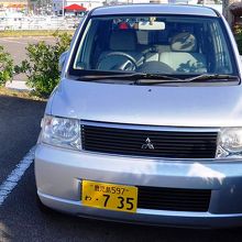 借りた軽自動車