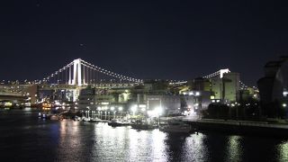 港南大橋から夜景を見ることが出来ました