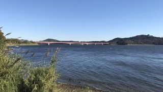 浜名湖がきれいに見えました。