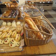 パンが並んでいます