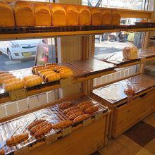 パンが並んでいます