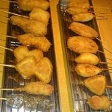 串揚げの種類は豊富