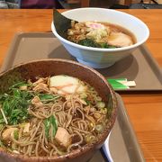 親子そばとラーメン