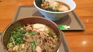 親子そばとラーメン