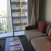 ソファーもゆったり