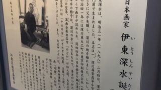 深川に生まれた日本画家