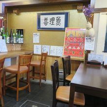 店内です