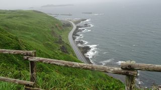 車で行くことができる展望台（トド島展望台）