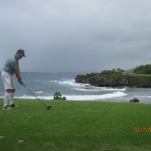 海越えのショートホール