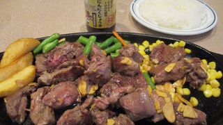 アメリカンステーキと沖縄和牛