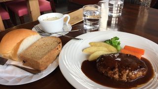 ハンバーグが美味しかったです！