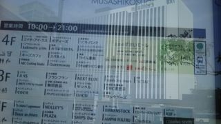 武蔵小杉駅前のショッピングセンター