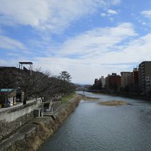浅野川大橋からの眺め