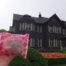 バラアイス。さっぱりしてて美味しいです。