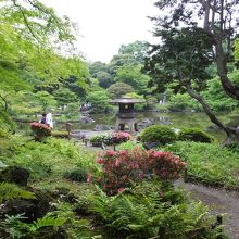 和風庭園もあります。