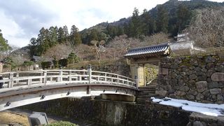 出石の街が見渡せます