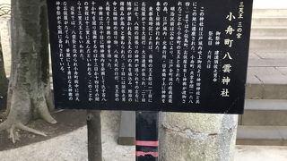 小舟町の天王と称された