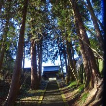 山門までの石の階段です。