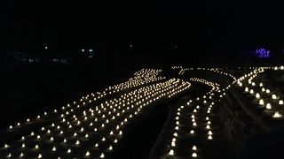 日本夜景遺産認定のミニかまくらのライトアップが素敵でした！