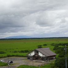 利尻富士は裾野しか見えず