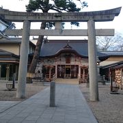 岡崎公園の中の大きな神社